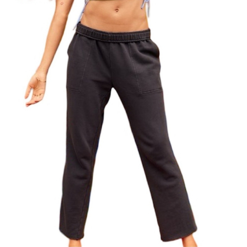 NWT Aerie Slouchy Fleece Sweatpants - Picture 2 of 6